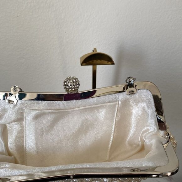 Vintage Sequin Peal Mini Clutch Handbag - Picture 5 of 8